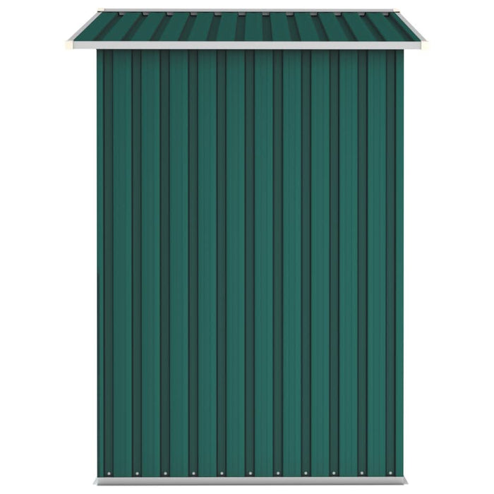 Șopron de grădină, verde, 205 x 129 x 183, oțel galvanizat - WALTI WALTI