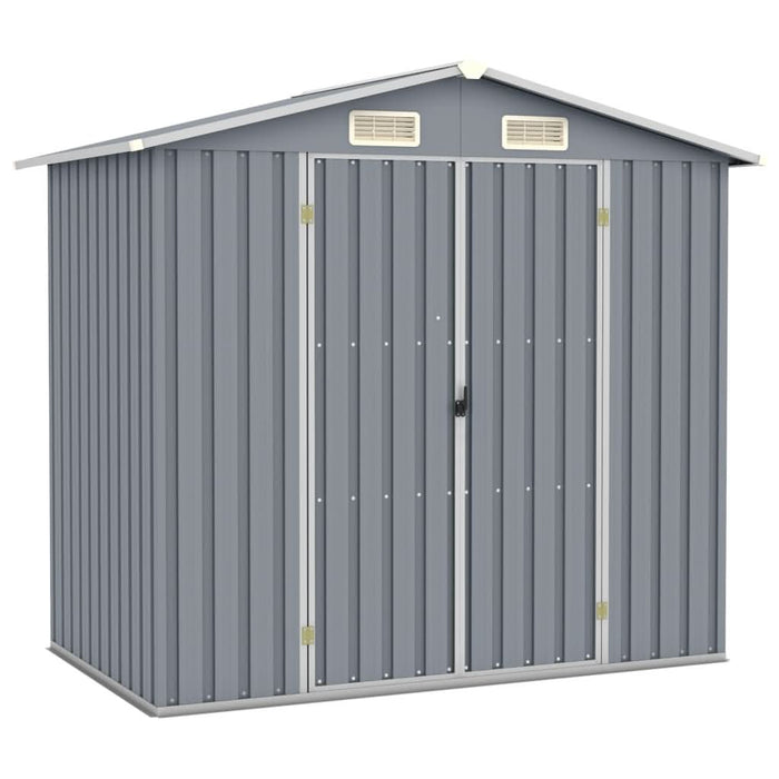 Șopron de grădină, gri, 205 x 129 x 183, oțel galvanizat - WALTI WALTI