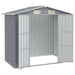 Șopron de grădină, gri, 205 x 129 x 183, oțel galvanizat - WALTI WALTI