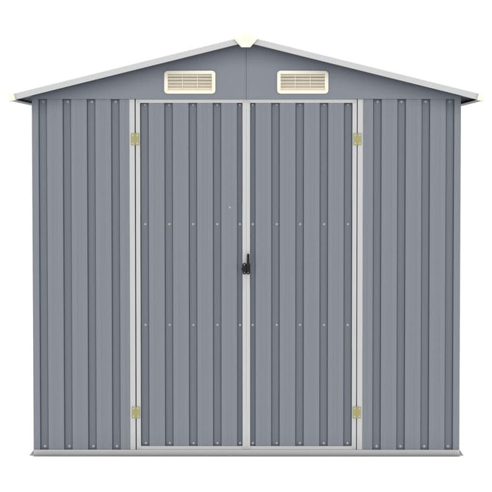 Șopron de grădină, gri, 205 x 129 x 183, oțel galvanizat - WALTI WALTI
