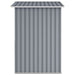 Șopron de grădină, gri, 205 x 129 x 183, oțel galvanizat - WALTI WALTI
