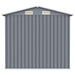 Șopron de grădină, gri, 205 x 129 x 183, oțel galvanizat - WALTI WALTI
