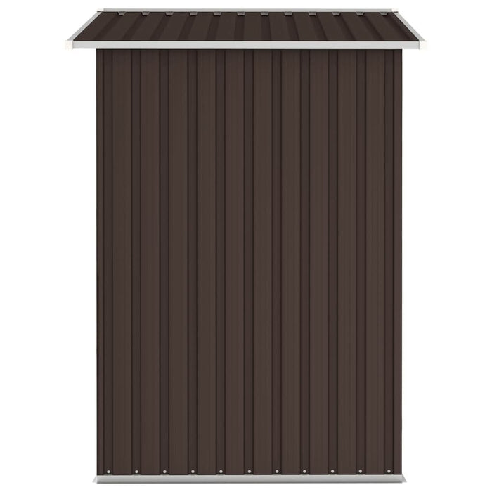 Șopron de grădină, maro, 205 x 129 x 183, oțel galvanizat - WALTI WALTI