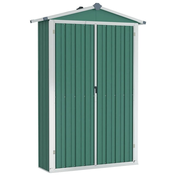 Magazie de grădină, verde, 116x45x175 cm, oțel zincat - WALTI WALTI