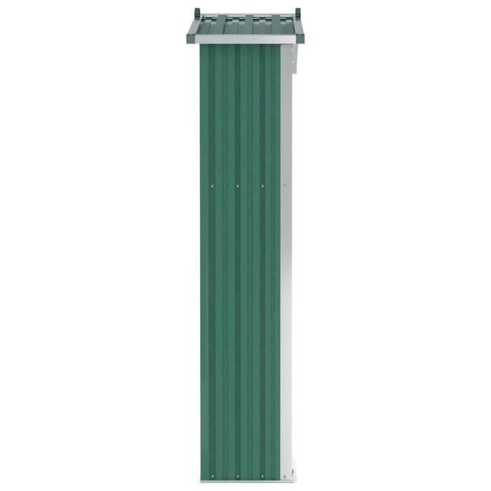 Magazie de grădină, verde, 116x45x175 cm, oțel zincat - WALTI WALTI