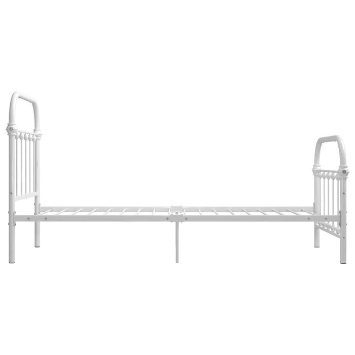 Cadru de pat, alb, 90 x 200 cm, metal WALTI