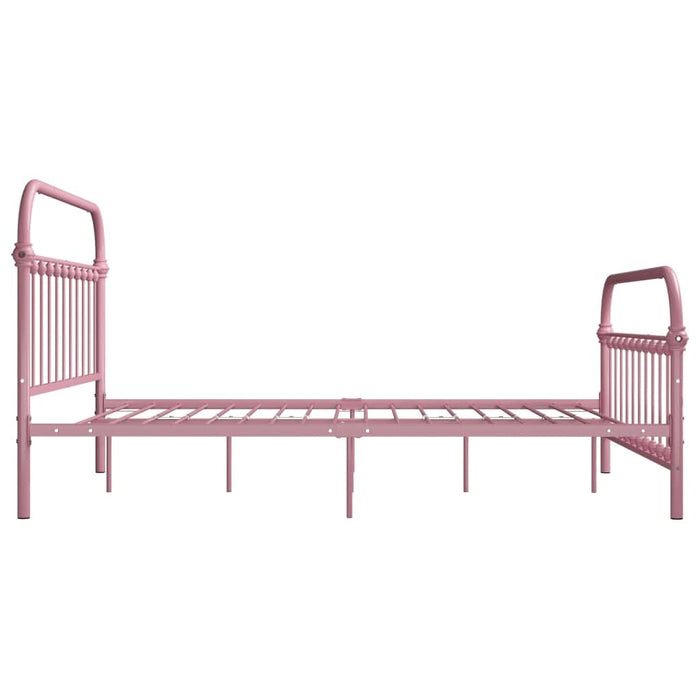 Cadru de pat, roz, 120 x 200 cm, metal - WALTI WALTI