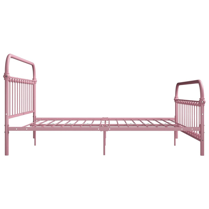 Cadru de pat, roz, 180 x 200 cm, metal WALTI