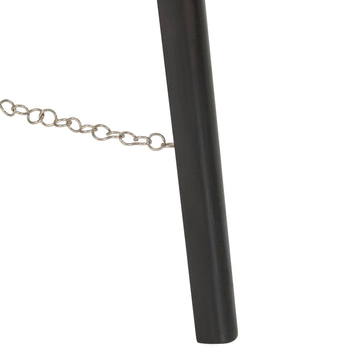Lampă de podea trepied, negru, 97 cm, lemn masiv de mango - WALTI WALTI