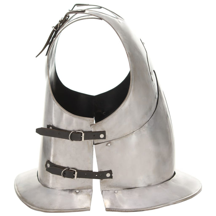 Replică armură cavaler medieval, jocuri roluri, argintiu, oțel - WALTI WALTI