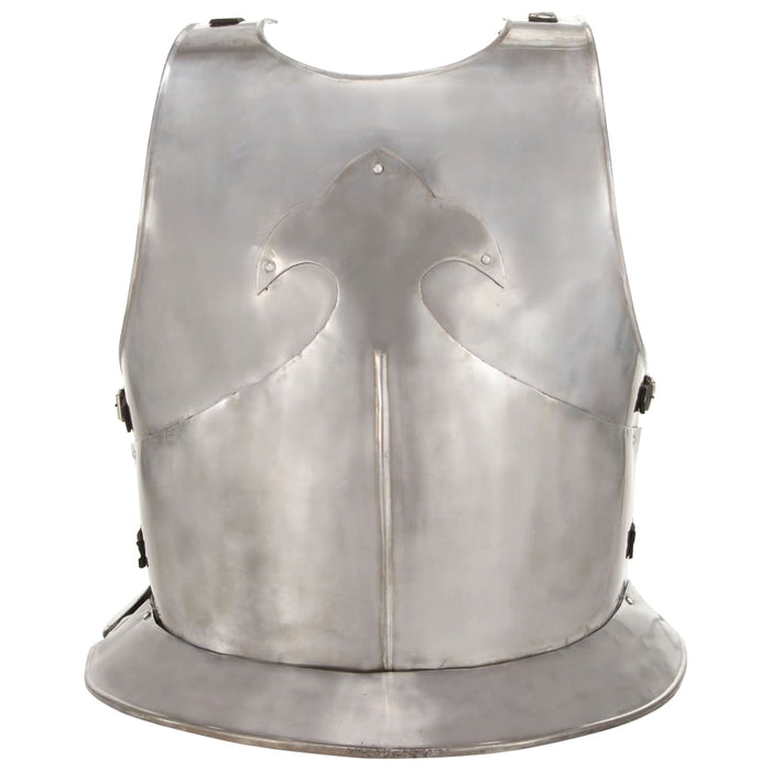 Replică armură cavaler medieval, jocuri roluri, argintiu, oțel - WALTI WALTI