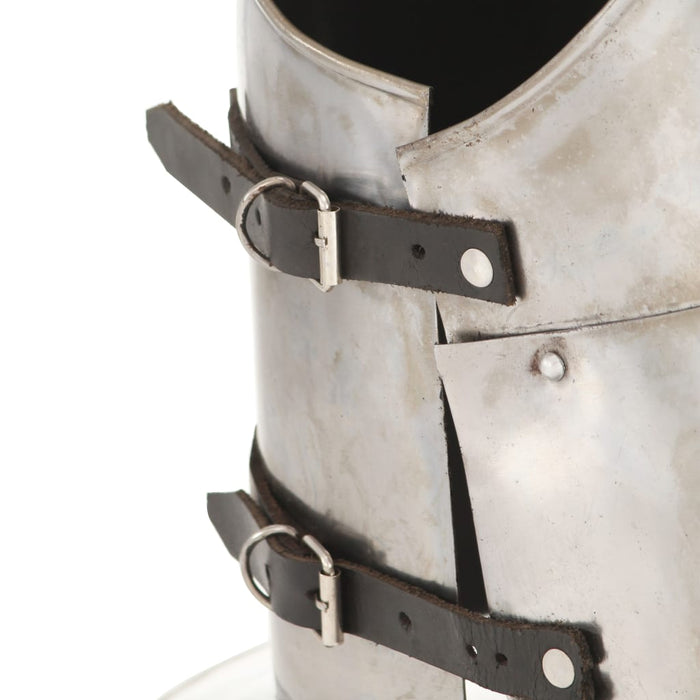 Replică armură cavaler medieval, jocuri roluri, argintiu, oțel - WALTI WALTI