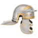 Coif soldat roman aspect antic, jocuri roluri, argintiu, oțel - WALTI WALTI