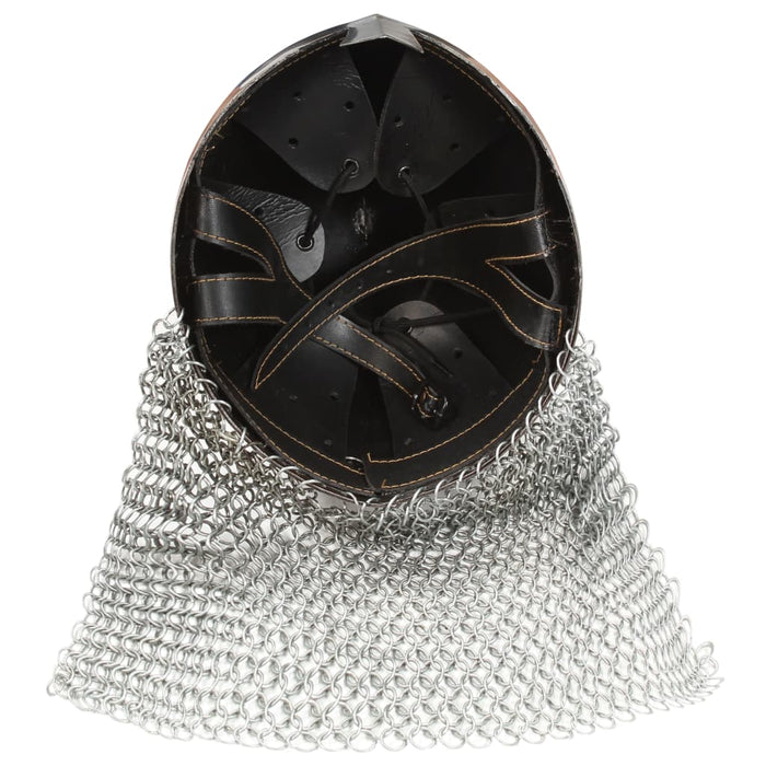 Coif cavaler antichizat, jocuri pe roluri, argintiu, oțel WALTI