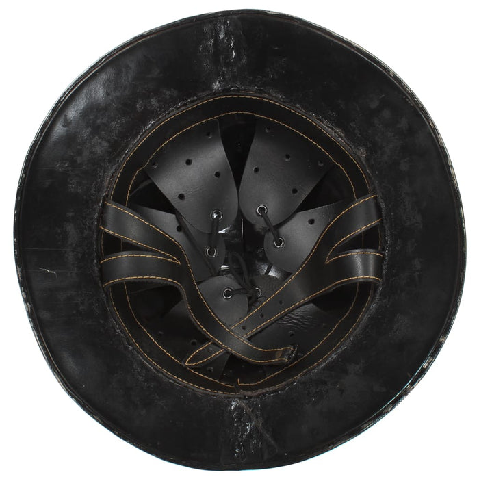 Coif cavaler medieval antic, jocuri de rol, argintiu, oțel WALTI