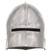 Coif cavaler medieval antic, jocuri pe roluri, argintiu, oțel - WALTI WALTI