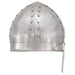 Coif cavaler medieval antic, jocuri de rol, argintiu, oțel - WALTI WALTI