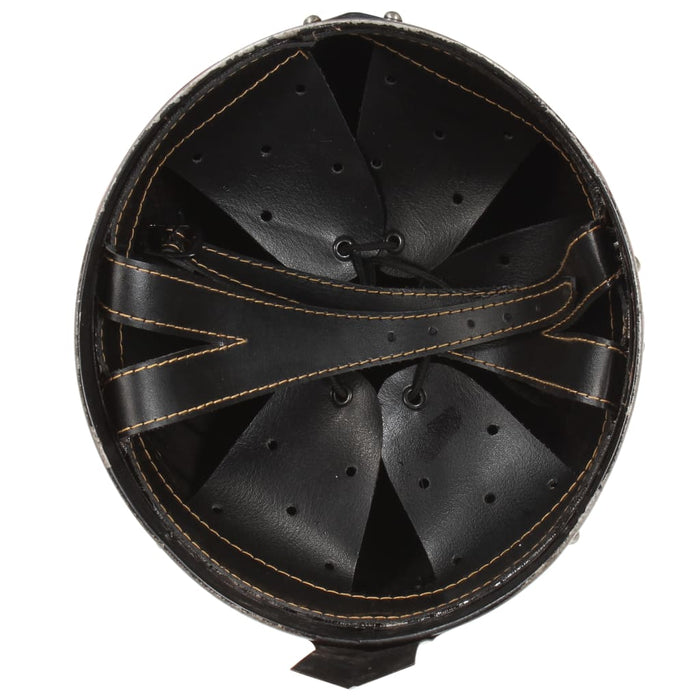 Coif cavaler medieval antic, jocuri de rol, argintiu, oțel - WALTI WALTI