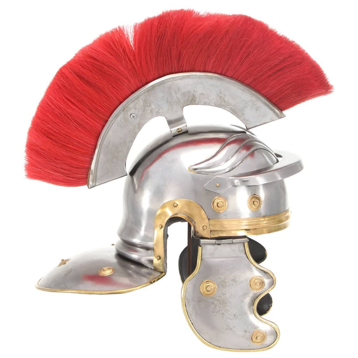 Coif soldat roman antic, joc de rol, argintiu, oțel - WALTI WALTI