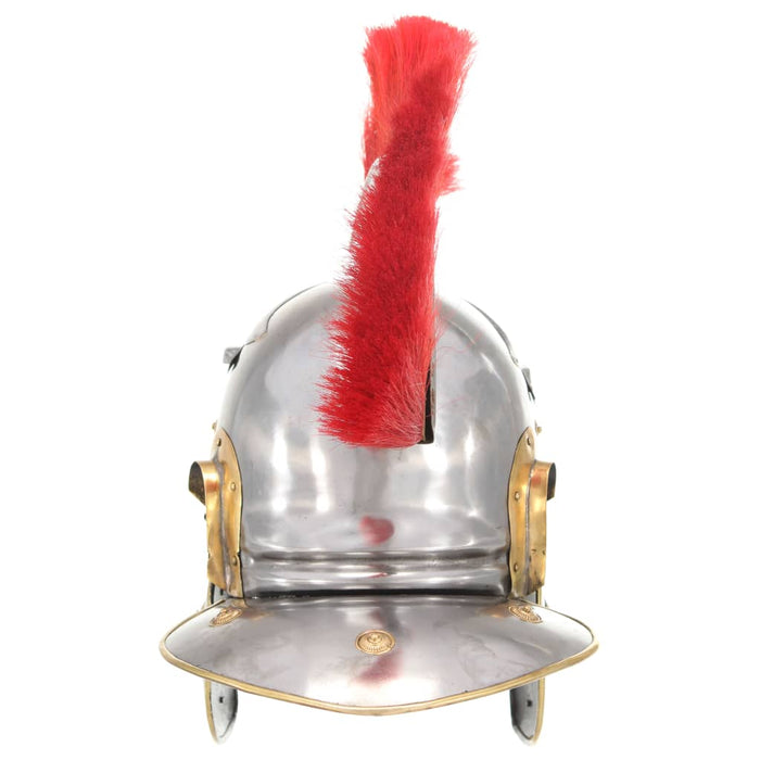 Coif soldat roman antic, joc de rol, argintiu, oțel - WALTI WALTI
