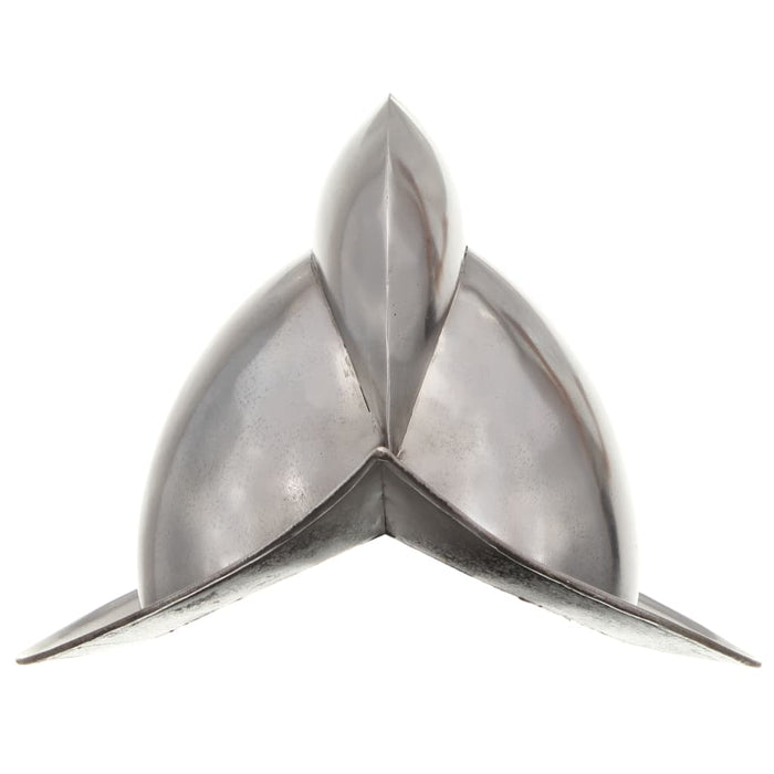Coif cavaler medieval antic, jocuri pe roluri, argintiu, oțel - WALTI WALTI