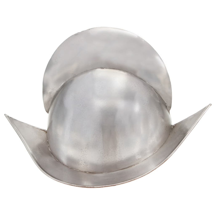 Coif cavaler medieval antic, jocuri pe roluri, argintiu, oțel - WALTI WALTI