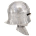 Coif cavaler medieval antic, jocuri de rol, argintiu, oțel - WALTI WALTI