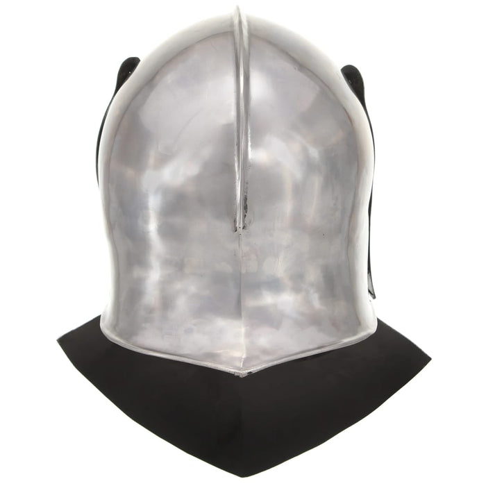 Coif cavaler medieval antic, jocuri de rol, argintiu, oțel - WALTI WALTI