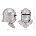 Coif cavaler medieval antic, jocuri de rol, argintiu, oțel - WALTI WALTI