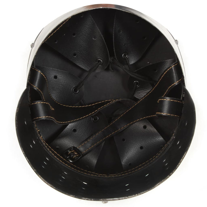 Coif cavaler medieval antic, jocuri pe roluri, argintiu, oțel - WALTI WALTI