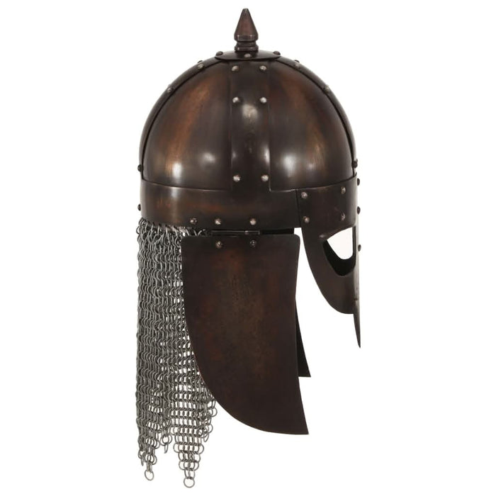 Coif de viking, aspect antic, jocuri pe roluri, arămiu, oțel - WALTI WALTI
