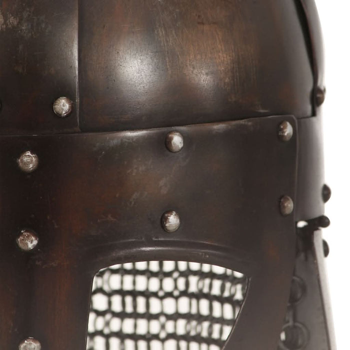 Coif de viking, aspect antic, jocuri pe roluri, arămiu, oțel - WALTI WALTI