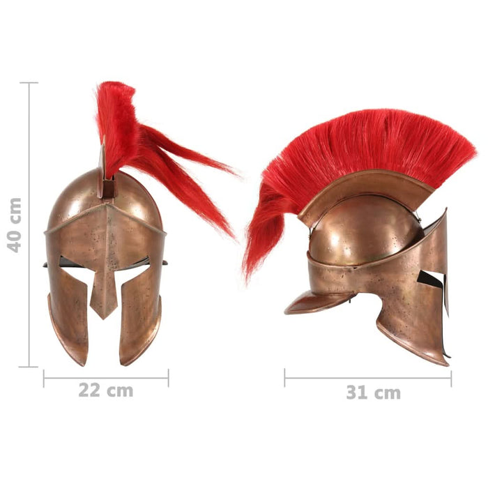 Coif războinic grec, antichizat, joc de rol, arămiu, oțel - WALTI WALTI