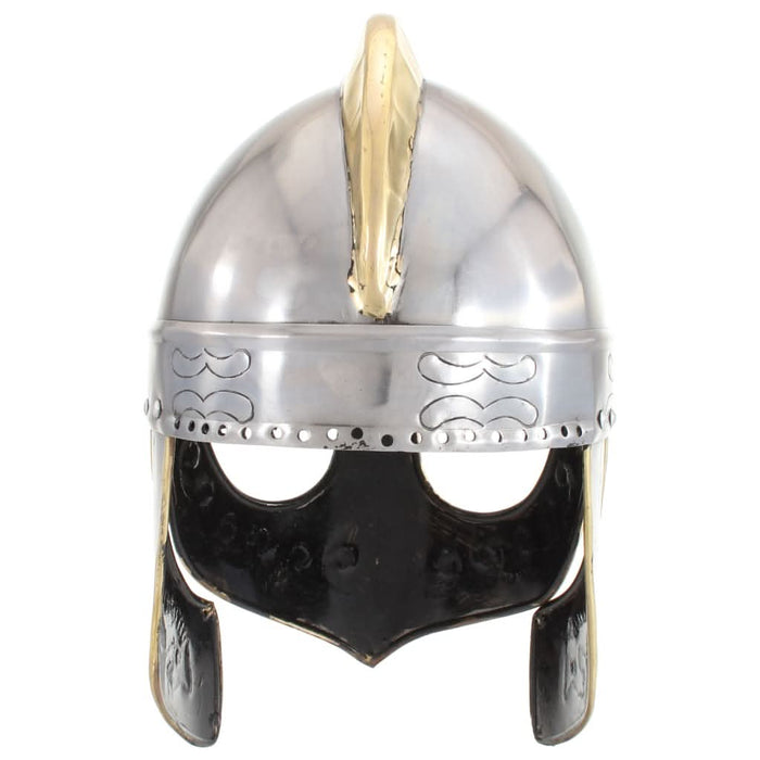 Coif cavaler antichizat Beowulf jocuri pe roluri argintiu oțel - WALTI WALTI