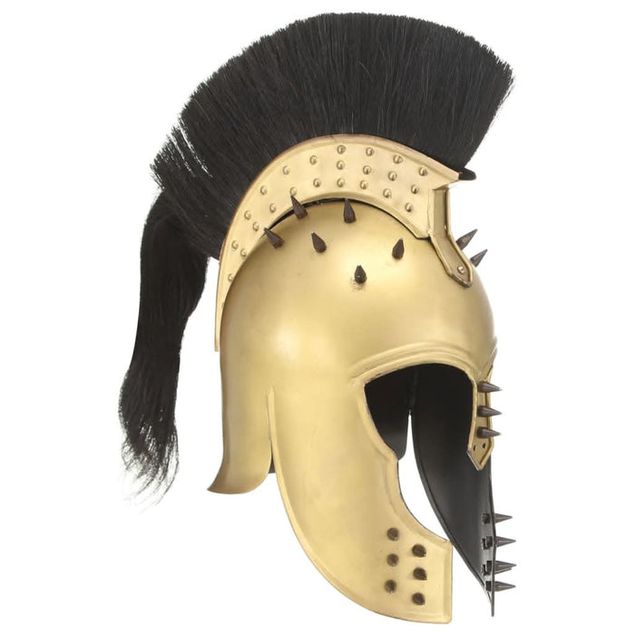 Coif războinic grec aspect antic, jocuri pe roluri, alamă, oțel - WALTI WALTI