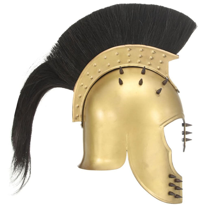 Coif războinic grec aspect antic, jocuri pe roluri, alamă, oțel - WALTI WALTI