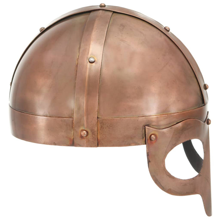 Coif de viking, aspect antic, jocuri pe roluri, arămiu, oțel - WALTI WALTI
