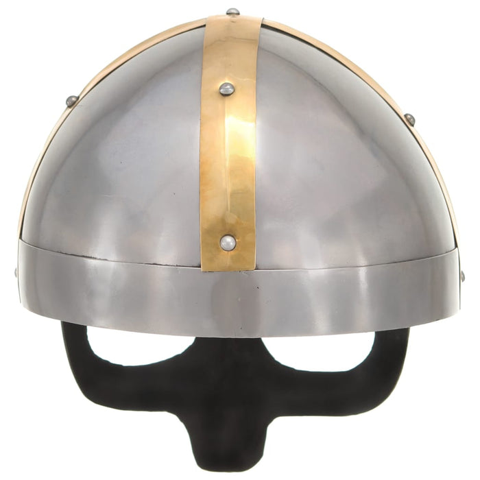Coif de viking, aspect antic, jocuri pe roluri, argintiu, oțel WALTI