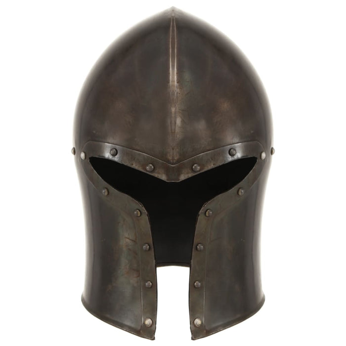 Coif cavaler medieval antic, jocuri pe roluri, argintiu, oțel - WALTI WALTI