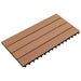 Plăci pentru Deck 6 pcs Maro 60 x 30 cm Lemn compozit - WALTI WALTI