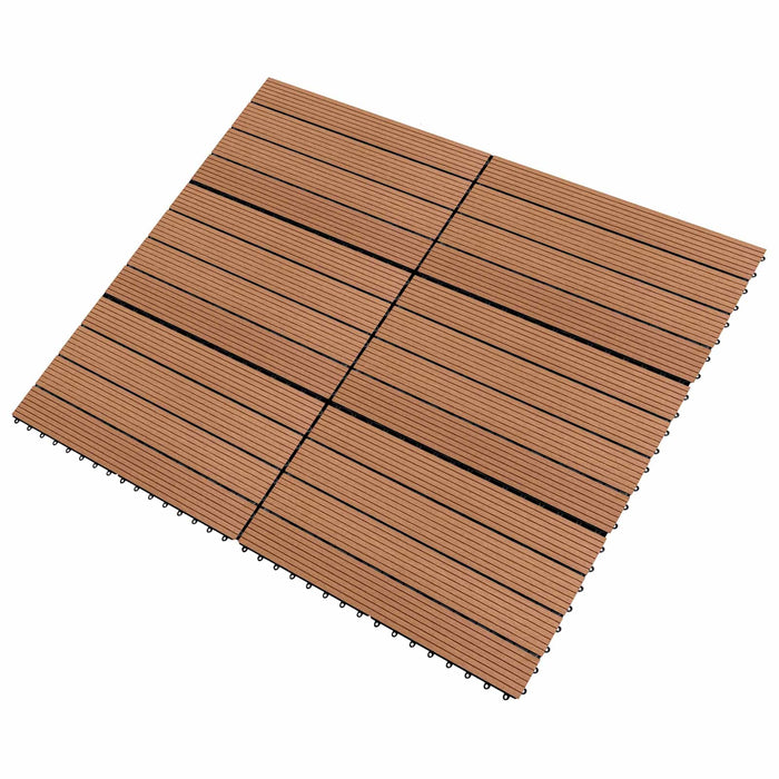 Plăci pentru Deck 6 pcs Maro 60 x 30 cm Lemn compozit - WALTI WALTI