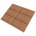 Plăci pentru Deck 6 pcs Maro 60 x 30 cm Lemn compozit - WALTI WALTI