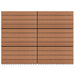 Plăci pentru Deck 6 pcs Maro 60 x 30 cm Lemn compozit - WALTI WALTI