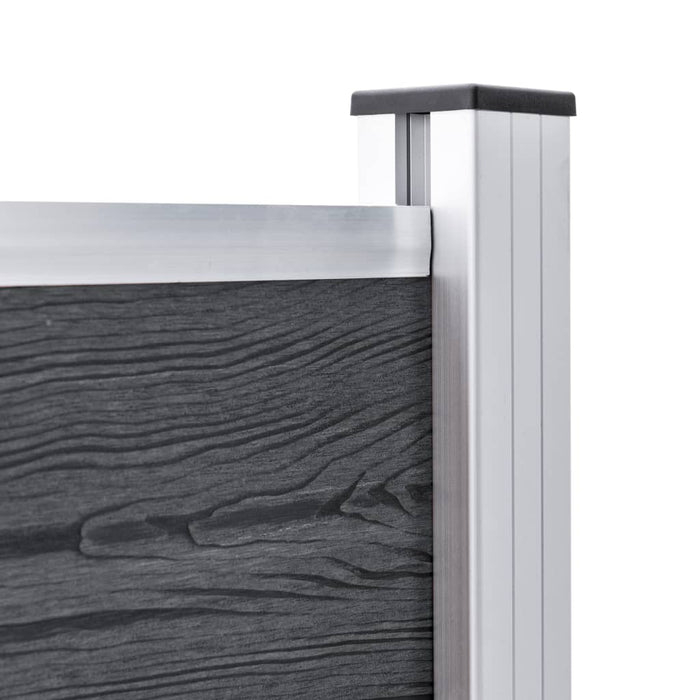 Stâlpi de gard, 2 buc., 185 cm, aluminiu - WALTI WALTI