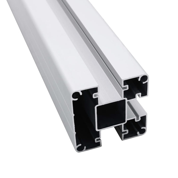 Stâlpi de gard, 3 buc., 185 cm, aluminiu - WALTI WALTI