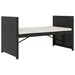 Set mobilier de grădină cu perne, 5 piese, negru, poliratan - WALTI WALTI