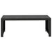 Set mobilier de grădină cu perne, 5 piese, negru, poliratan - WALTI WALTI