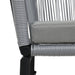 Set mobilier de bistro cu perne, 3 piese, gri, ratan PE - WALTI WALTI