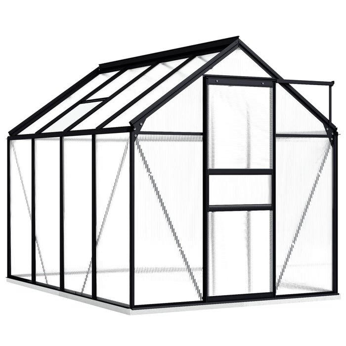 Seră cu cadru de bază, antracit, 4,75 m², aluminiu - WALTI WALTI
