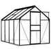 Seră cu cadru de bază, antracit, 4,75 m², aluminiu - WALTI WALTI